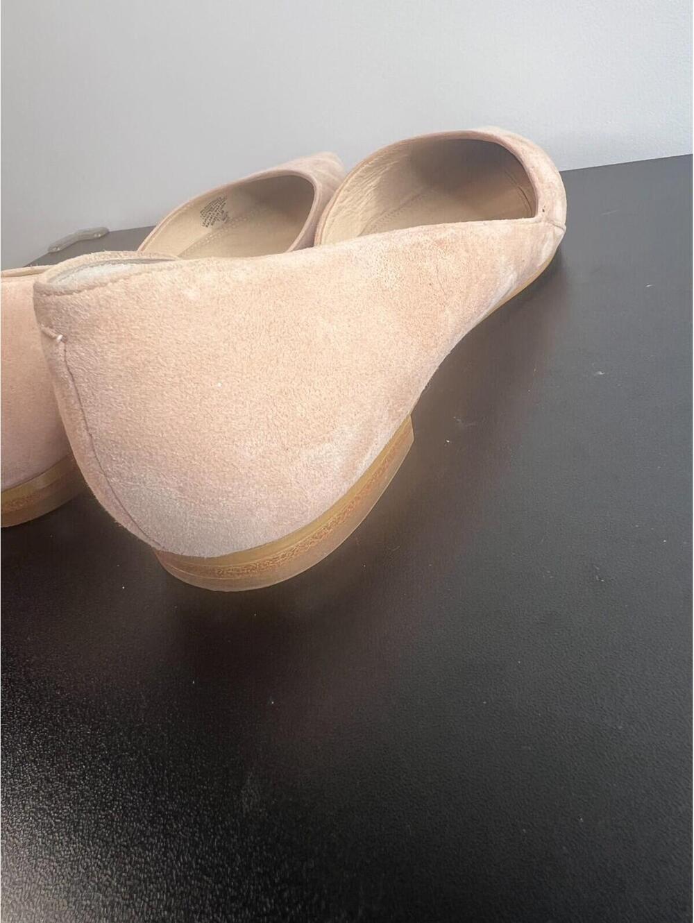 NEW Marc Fisher Labela Womens Slingback Pointed-Toe  Pump-Nude Suede Size 7.5M - Picture 6 of 13